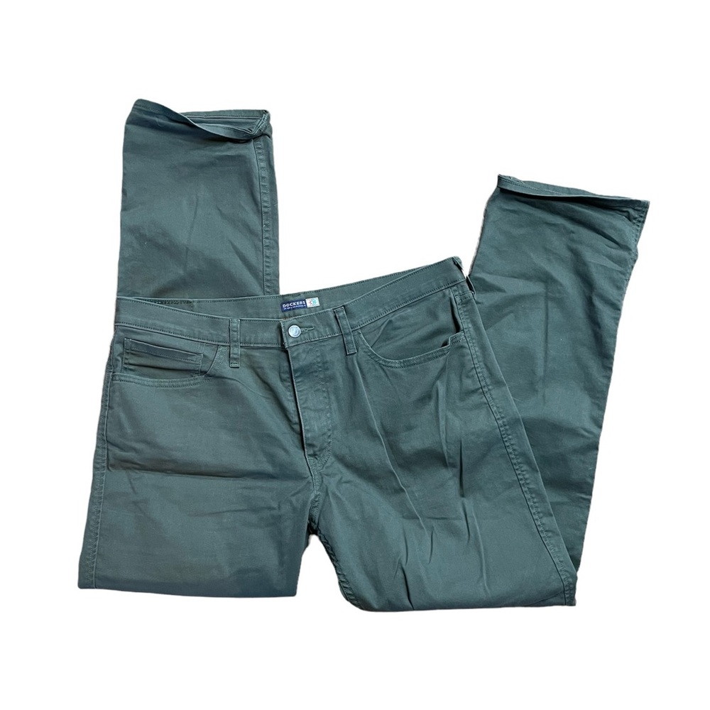 Dockers Green Chinos with Straight Legs